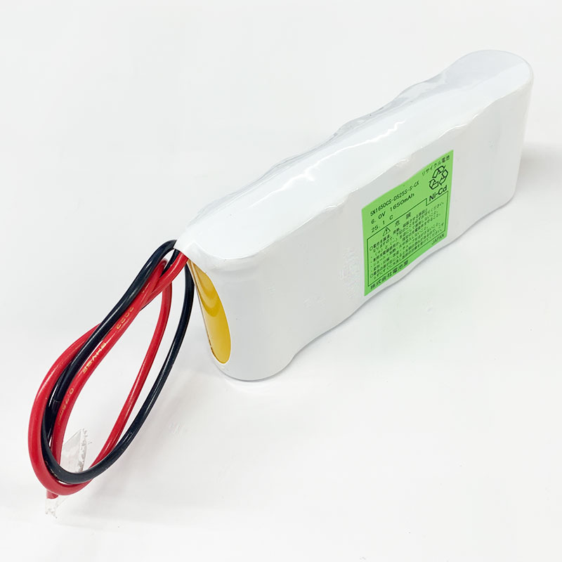 5N-1650C相当品 組電池 6.0V1650mAh S型 リード線のみ