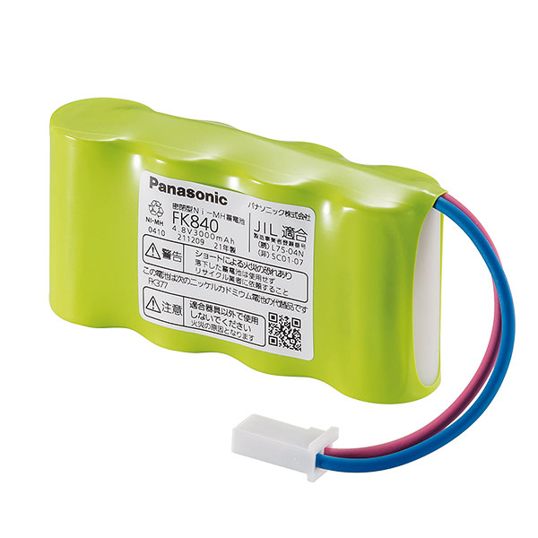 FK840 パナソニック 誘導灯器具・非常灯器具用交換電池 4.8V3000mAh（FK377/FK687後継品） ニッケル水素電池 [SOU] 【セール対象商品】