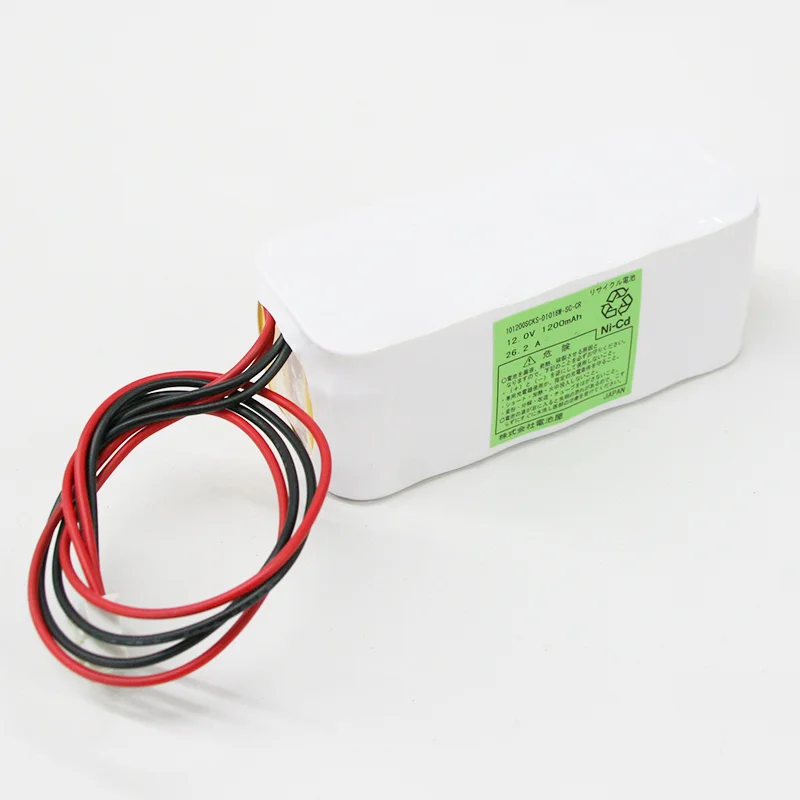10/1200SCK 相当品 YUASA製相当品 組電池製作バッテリー 12V1200mAh リード線のみ 4本タイプ