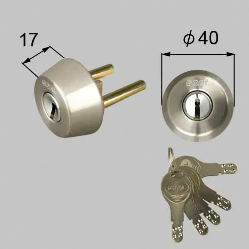 DMJZ1212 LIXIL・トステム 純正部品 ドア錠セット GOAL D9シリンダー 玄関口ドア部品 本体1個 キー5個セット