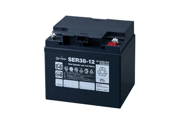 SER38-12 GSユアサ製 新品 12V38Ah/20h 小型電動車用制御弁式鉛蓄電池 SERシリーズ