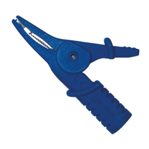 MODEL 7314-BLU 共立電気計器 安全ワニグチクリップ(青)