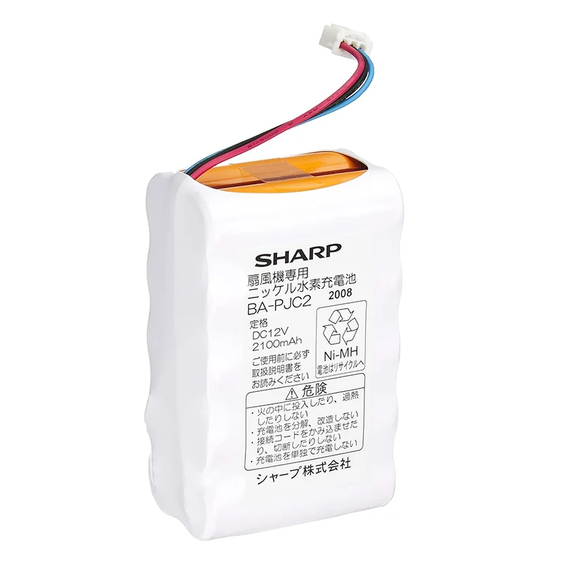 BA-PJC2 シャープ 純正部品 新品 扇風機用ニッケル水素充電池(1個)