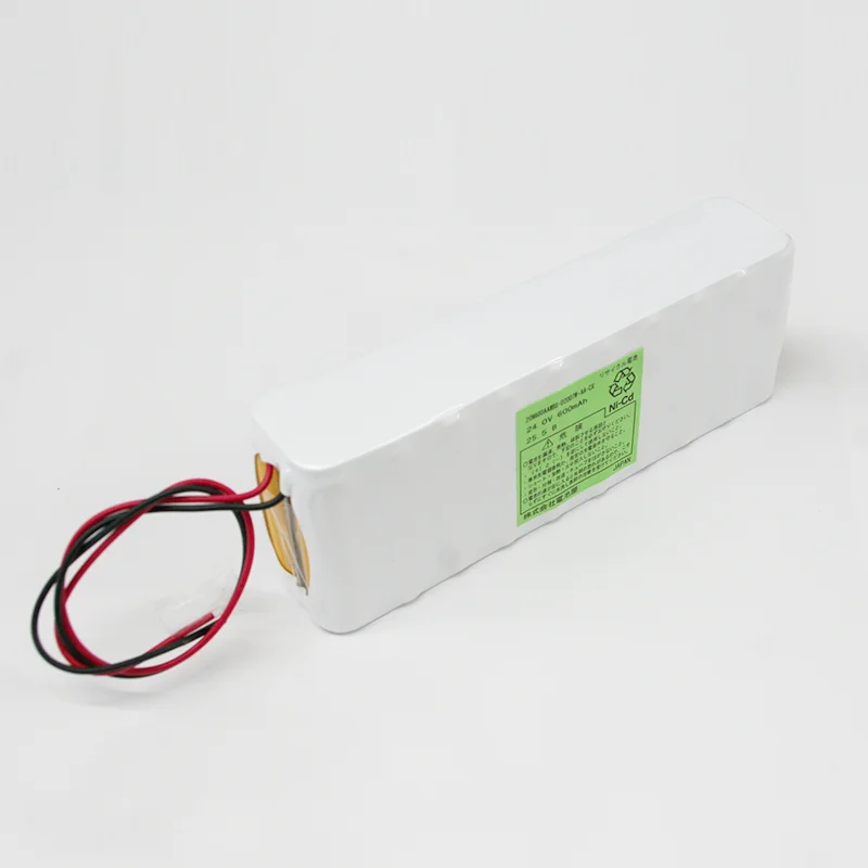 20N-600AAC相当品 電池屋製新品 組電池 24V600mAh W型 リード線のみコネクターなし