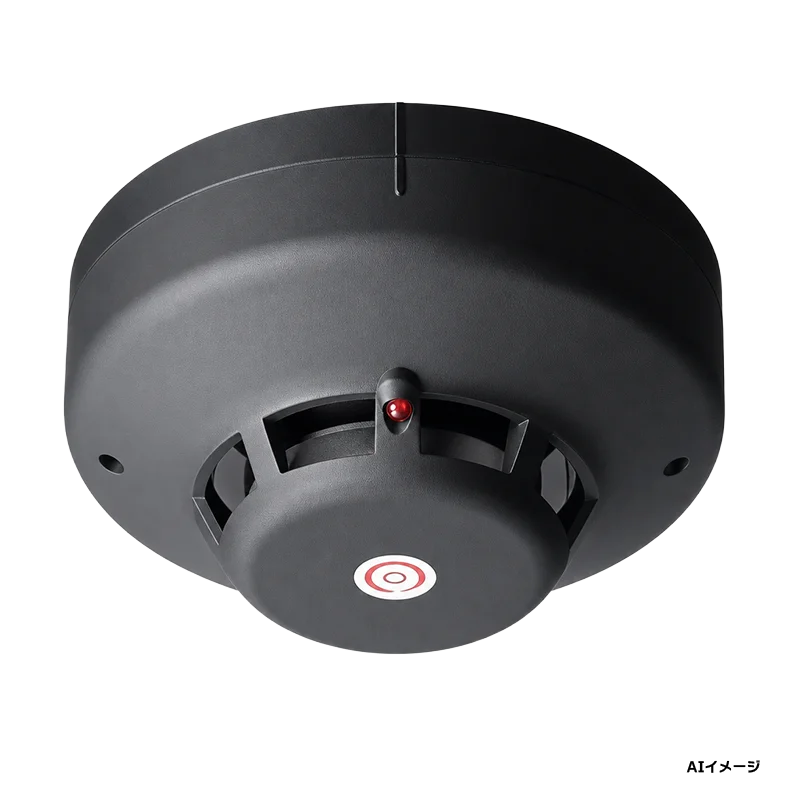 SLW-3RLHYA-BK ブラック ホーチキ 光電式スポット型感知器 3種 PA感知器 露出型 移報付 自動試験機能付(ヘッド SLW-3LYA-BK + ベース YBO-R/1PAH-BK のセット型番)