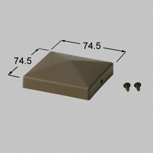 KMA01011A LIXIL・TOEX 純正部品 新品 70角山型門柱キャップ BR 門まわり部品 【送料全国一律275円】