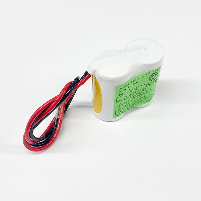 2KR-2.0CH相当品 電池屋製新品 組電池 2.4V2000mAh S型 リード線のみ コネクターなし