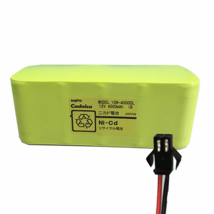 10N-4000D相当品 12V4000mAh 組電池 W型 コネクタ付