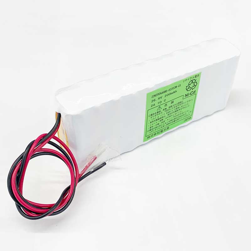 22N200AAA-W相当品  HITANICA相当品 組電池 26.4V200mAh リード線のみ 新神戸電機相当品