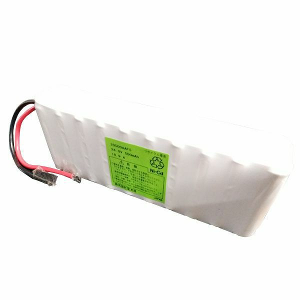 20/500AAF相当品 24V500mAh 湯浅（YUASA）相当品 組電池 W型 コネクタなし リード線切りっぱなし【コネクタなし】