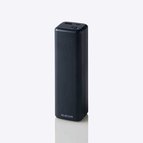 EA758YK-605 エスコ 20100mAh モバイルバッテリ-(超高速充電) （エレコム DE-C33L-20000BK）