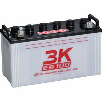 EB100-LL 3Kバッテリー製 12V100Ah L型端子 端子位置LL  ディープサイクルEBバッテリー（GS EB100 LE相当品）