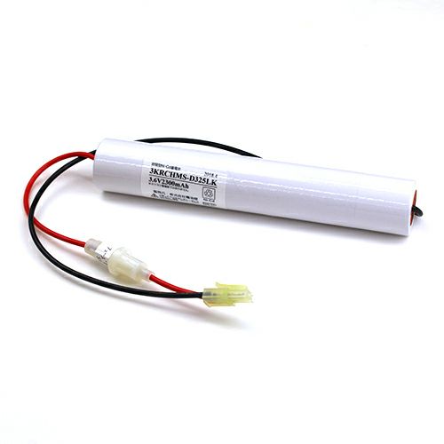 3.6V2300mAh L型 組電池作成バッテリー 3KR-CH-MS相当品 ミツヨシ電機相当品等 コネクタ付