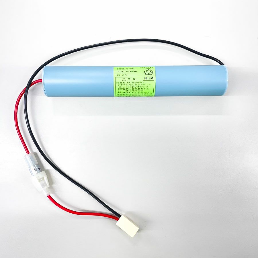 3N1800CP-L相当品 (同等品)  3.6V1800mAh＜年度シール付き＞ コネクター付き