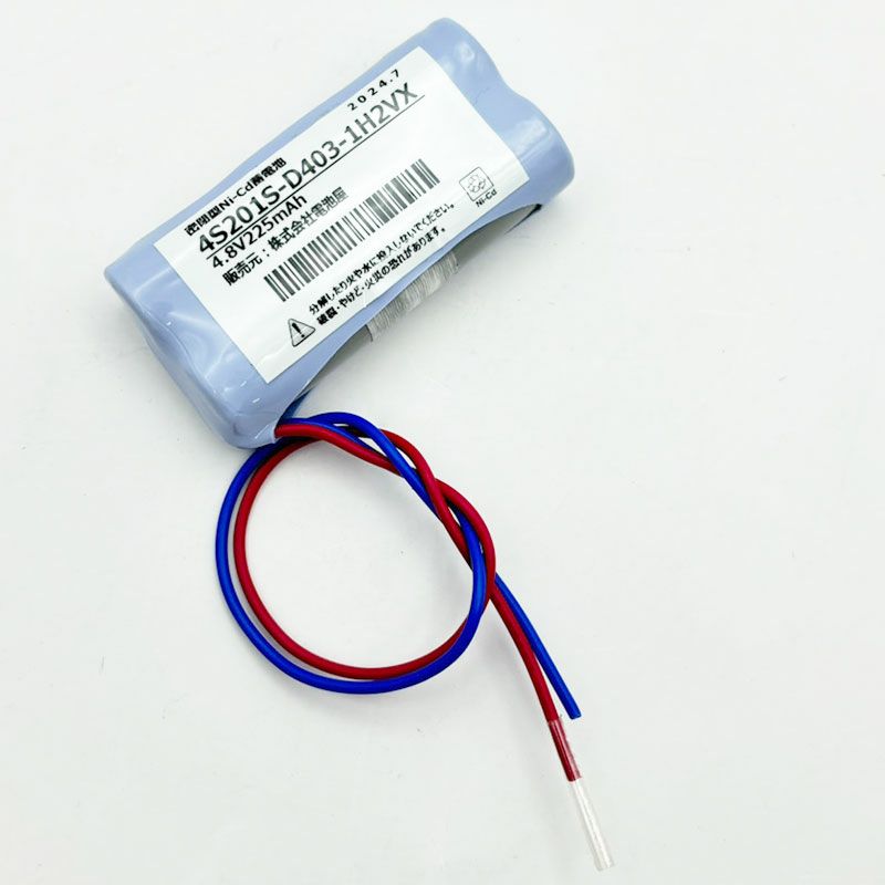 4-S201相当品 組電池 古河電池相当品 N-7666R相当品 4.8V225mAh 1H2V リード線のみ150mm