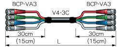 4VS01A-3C カナレ BNCｹｰﾌﾞﾙ（ﾏﾙﾁ）