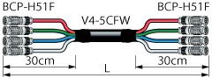 4VS03-5CFWH カナレ BNCｹｰﾌﾞﾙ（ﾏﾙﾁ）