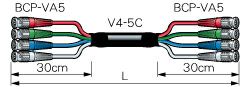 4VS20A-5C カナレ BNCｹｰﾌﾞﾙ（ﾏﾙﾁ）