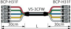 5VS05-3CFWH カナレ BNCｹｰﾌﾞﾙ（ﾏﾙﾁ）