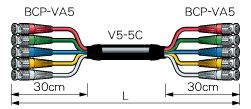 5VS30A-5C カナレ BNCｹｰﾌﾞﾙ（ﾏﾙﾁ）