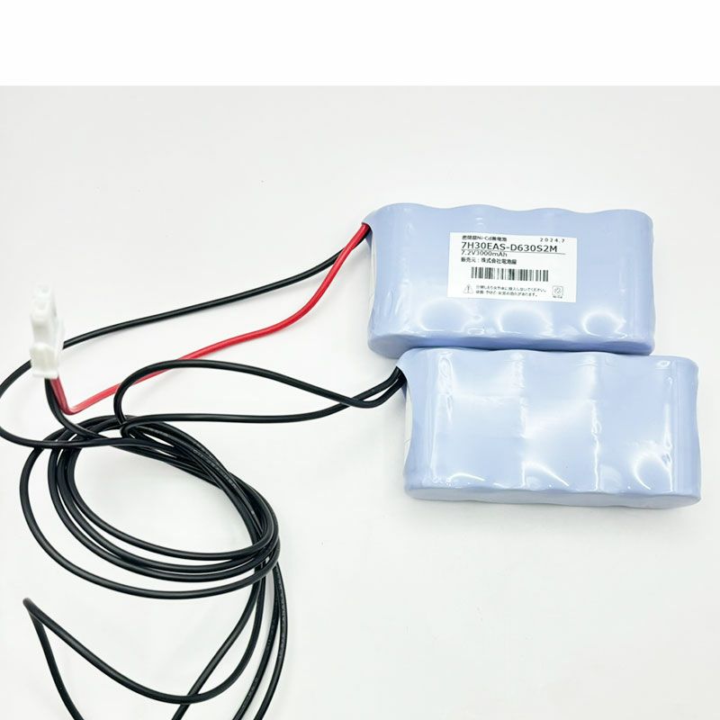 7H30EA相当品 三菱電機製非常灯器具用交換電池  7.2V3000mAh ＜年度シール付き＞ コネクター付きそのまま取付できます。