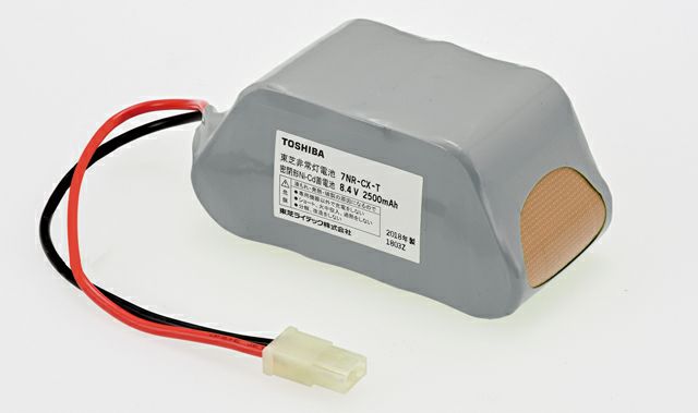 7HR-CY-T B 東芝ライテック 非常灯器具用交換電池8.4V3000mAh ( 7NR-CX-T  B 後継) [SOU]