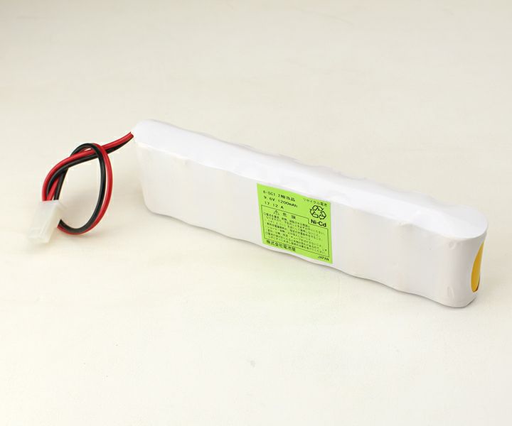 8-SC1.2相当品(同等品) S型 9.6V1200mAh 組電池作成バッテリー コネクタ付