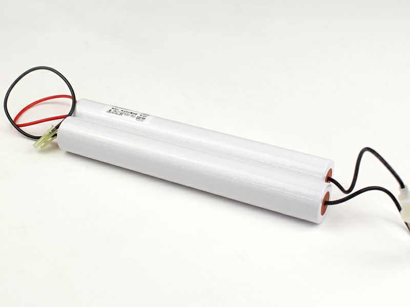 9N20AA相当品 電池屋製 三菱電機製非常灯用交換電池  9.6V2000mAh＜年度シール付き＞ コネクター付きそのまま取付できます。