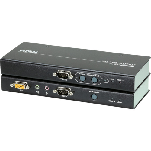 CE750A ＡＴＥＮ　ＫＶＭエクステンダー　ＵＳＢ／ＶＧＡ／オーディオ／カテゴリ５ｅ　（１，２８０×１，０２４＠２００ｍ）【発注単位：1】