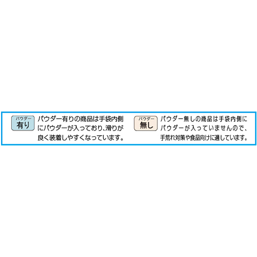 EA354BJ-51 エスコ [Ｍ/240mm] 手袋(ﾆﾄﾘﾙｺﾞﾑ・ﾊﾟｳﾀﾞｰ無/50枚)