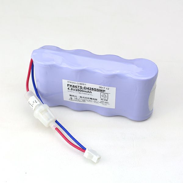 FK667相当品(同等品) ※電池屋製 ＜FK841相当品(同等品)＞ 4.8V 2500mAh＜年度シール付き＞ コネクター付きそのまま取付できます。