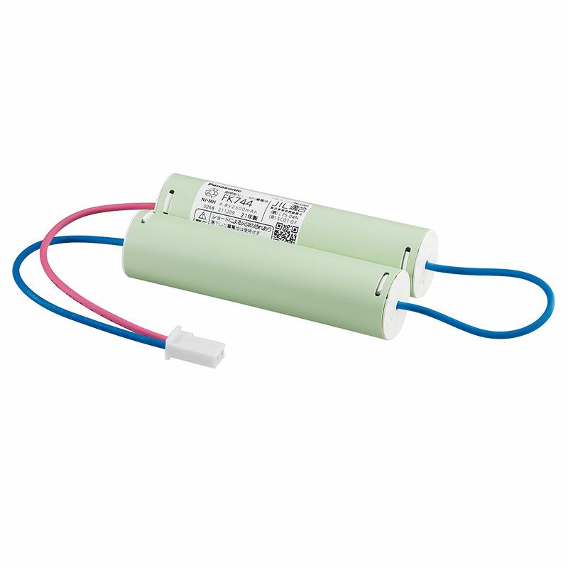 FK744 パナソニック 非常灯器具用交換電池  メーカー純正品 4.8V2500mAh  [SOU]