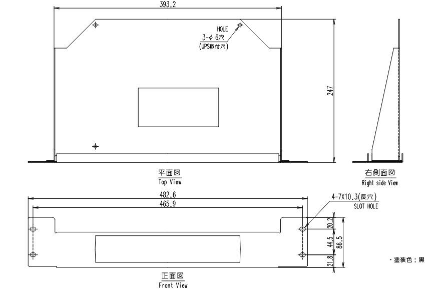 FW-FRC-B 三菱電機 ラック取付ユニット FW-F/FW-Jシリーズ用【法人のみ購入可能品】