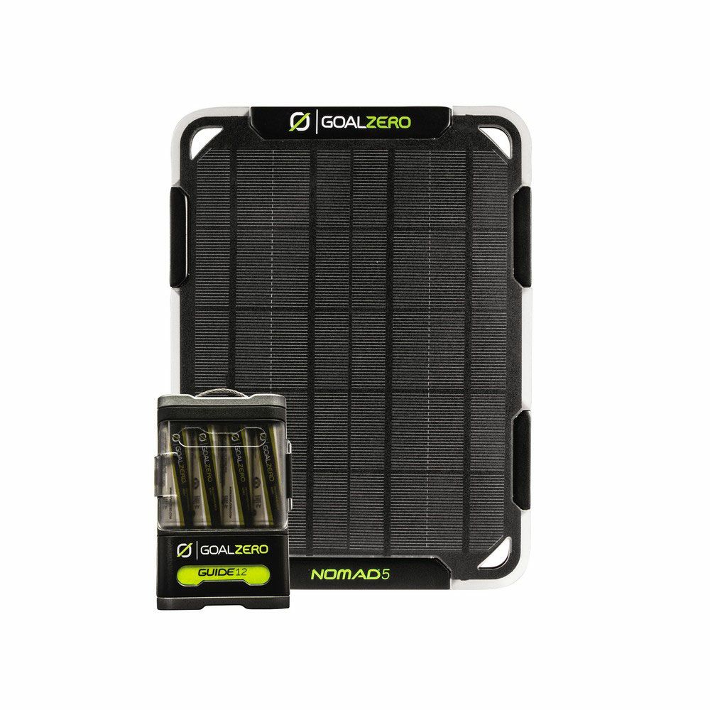 Guide 12+Nomad 5 Solar Panel Kit [44260] Goal Zero製 ソーラーパネルとポータブル充電器のセットモデル ゴールゼロ