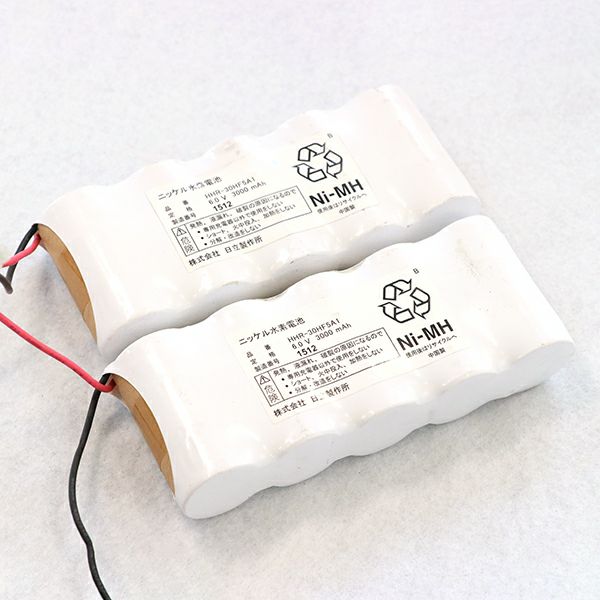 HHR-30HF5A1相当品 (同等品)  製作所相当品 S2型 12V3000mAh (6.0V3000mAh x2) リード線切りっぱなし (配線用確認)(NRC1806)