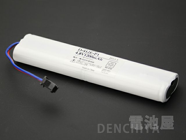 N4-AE相当品 岩崎電気製誘導灯用交換電池 ＜年度シール付き＞ コネクター付きそのまま取付できます。