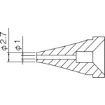 N60-02 白光　ノズル／１．０ｍｍ【発注単位：1】