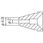 N60-04 白光　ノズル／１．６ｍｍ【発注単位：1】