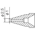 N61-08 白光　ノズル　１．０ＭＭ【発注単位：1】