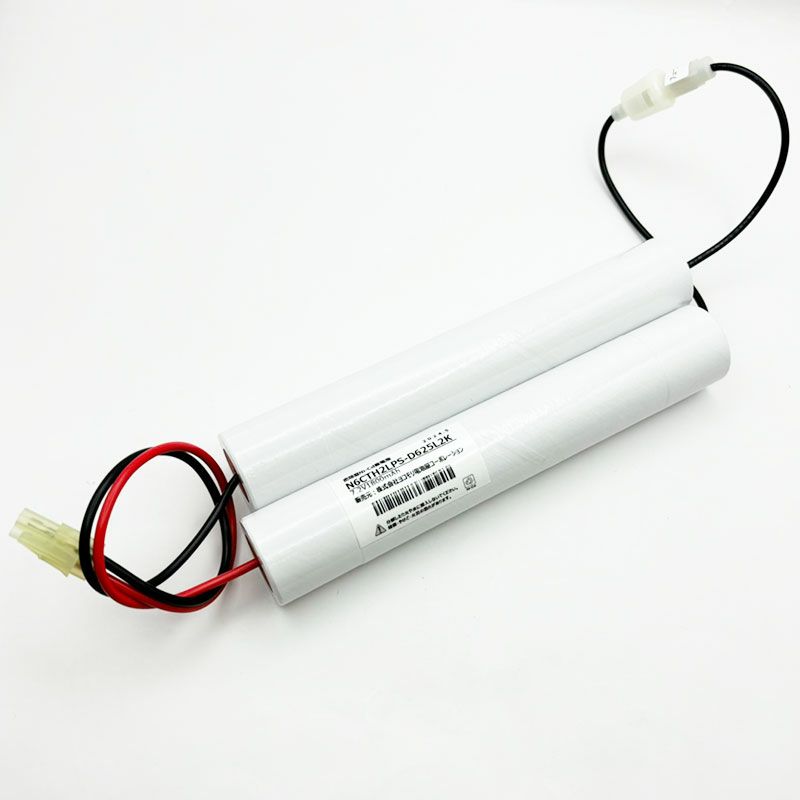 N-6CTH2LP 相当品 (同等品) 三洋電機製非常灯器具用交換電池  7.2V1800mAh ＜年度シール付き＞ コネクター付きそのまま取付できます。