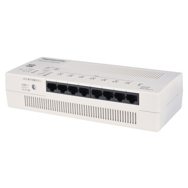 Switch-S8PoE パナソニック PN210899 （PN21089K後継品） レイヤ2 PoE給電スイッチングハブ 7ポート