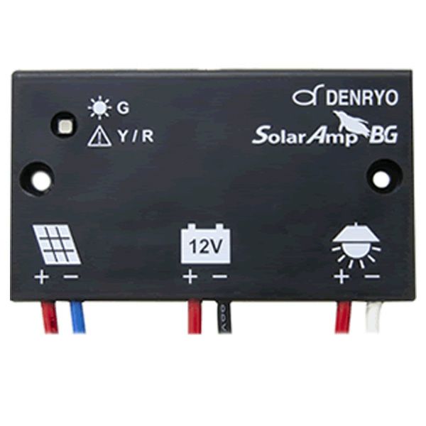 SA-BGA10 電菱 ( DENRYO ) SolarAmp BGシリーズ 12V 防水防塵太陽電池充放電コントローラ (3段階充電方式 バルク 吸収 フロート)