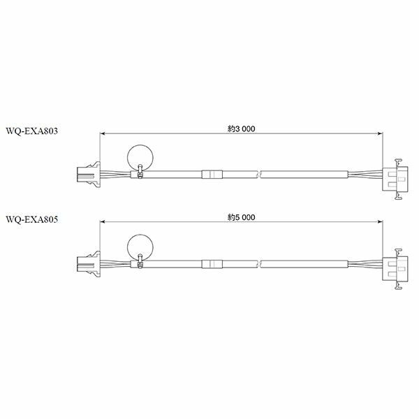 WQ-EXA805 パナソニック 音響設備 非常放送用接続(音声)ケーブル 5m